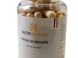 un pot de gélules nutritives posé sur une table
