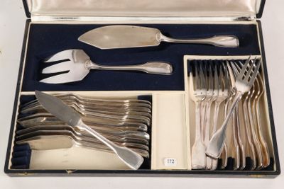 a box with silverware in it on a table