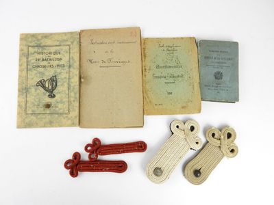 DIVERS. Ensemble composé d'un règlement de la cavalerie en c…