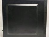an image of a black television screen with a white background
