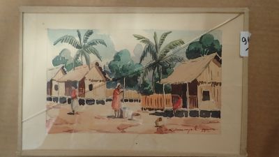 une image d'un tableau accroché au mur