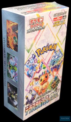 boîte du jeu de cartes à collectionner Pokémon avec l'image d'un personnage Pokémon