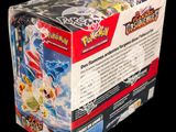 the box of the pokemon trading card game is open and ready to be played