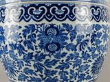 chinese blue and white porcelain bowl with floral design