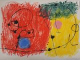 an image of a child ' s drawing of a woman and a man
