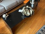 two couches and a coffee table in a living room