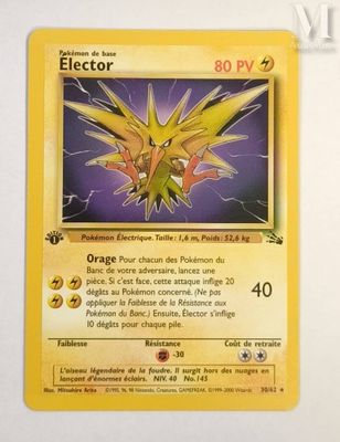 a close up of a pokemon card on a white surface