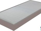gros plan d'un matelas sur fond blanc