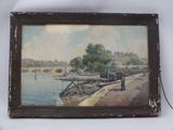 a picture of a painting hanging on a wall