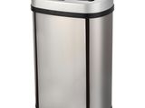 a close up of a trash can on a white background