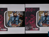 two boxes of jojo mugs on display in a store