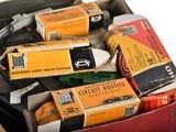 a box full of different types of electrical equipment