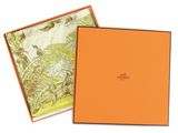an orange box with a picture of a bird on it