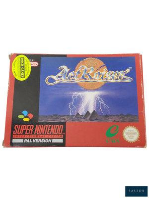une image représentant une boîte de jeu Super Nintendo d'où jaillissent des éclairs