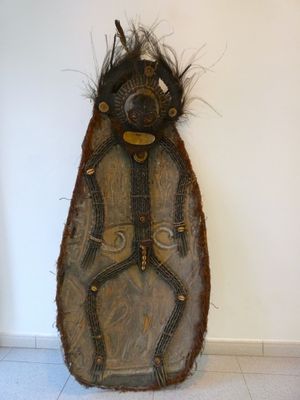 Panneau intérieur (probablement latéral) de ''Maison des hom…