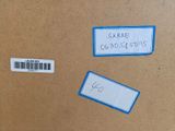 a box with a label on it that says sarre
