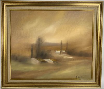 REAULT Patrick (1955) : Mas provençal dans la brume. - Photo 1