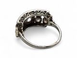 an image of a silver ring with a skull on it