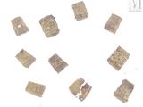 a picture of a group of small pieces of gold