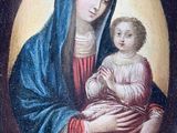 an image of a painting of a woman holding a child