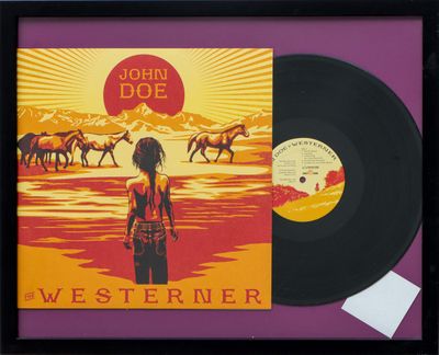 John Doe – Westerner – pochette de l'album vinyle LP