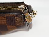a close up of a purse with a zipper