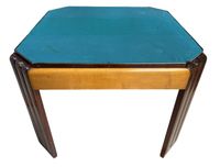 Table à jeu à incrustations géométriques, vers 1930-1940 (photo 4)