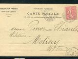 une vieille carte postale sur laquelle figure la photo d'un homme
