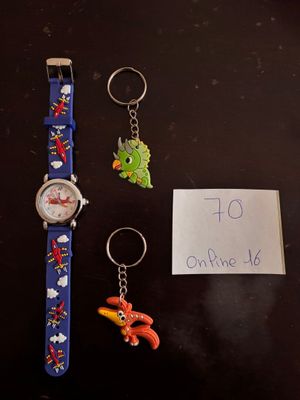 Pack montre Garçon Avion avec un porte clé - Neuf, fin de sé…