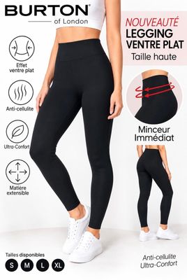 une femme vêtue d'un legging noir et d'un haut de sport blanc