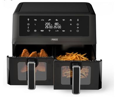 Princess XXL friteuse sans huile Ã double panier - 11 L, dÃ©…