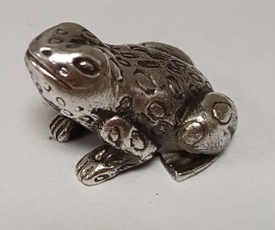 Grenouille argent poinçon Minerve, 3. - Photo 1