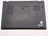a close up of the bottom of a laptop