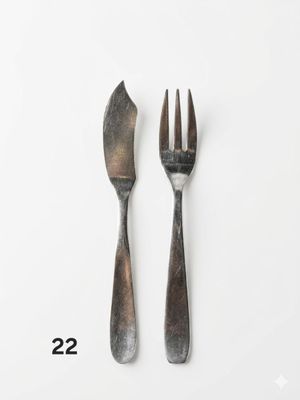 Lots de 30 couverts à poissons VENDUS EN L'ÉTAT