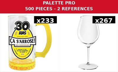 a glass of wine and a beer mug on a table