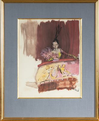 une image d'un tableau représentant une femme assise sur une chaise