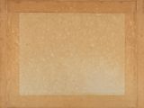 an image of a painting of a brown square with a white border