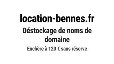 Nom de domaine location-bennes.