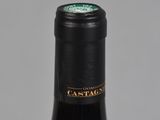 close up of a bottle of wine with a label on it