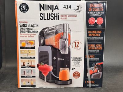 a box of ninja slush on the table