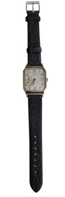 ILLINOIS, Montre bracelet d'homme en acier, cadran à pans co… - Photo 1