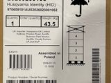 a close up of a box with a label on it