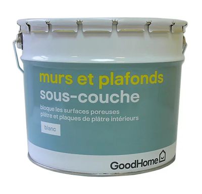 990/ Sous-couche murs et plafonds GoodHome 10L blanc /…