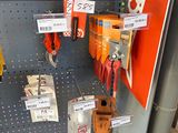 many tools on display in the store for sale