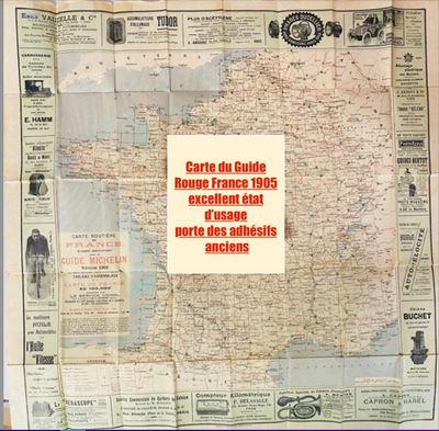 a map of france with a picture of the country on it