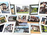 beaucoup de cartes postales représentant des maisons