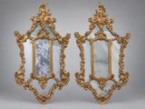 une paire de miroirs français « Gilp » de l'époque de Louis II