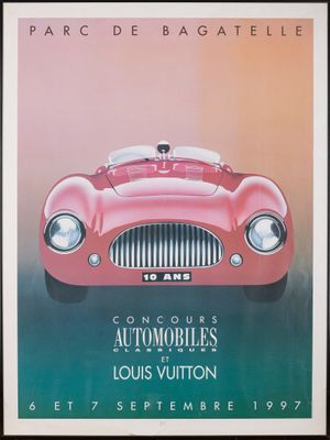 LOUIS VUITTON - CISITALIA Affiche réalisée par RAZZIA (né en…