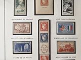 a picture of a collection of stamps on display