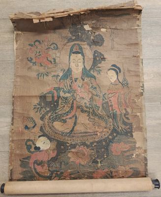 a picture of a painting on a wall hanging on a wall